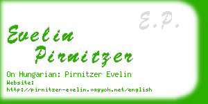 evelin pirnitzer business card